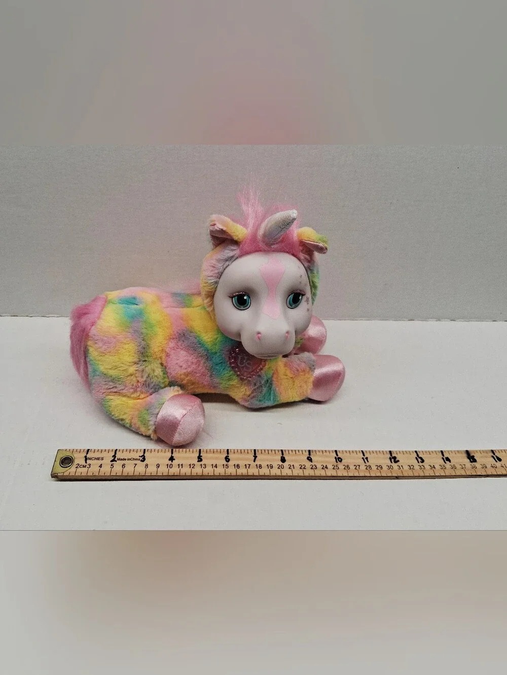 Just Play 2018 Unicorn Surprise Tie Dye Plush Hidden Pouch  & 4 Unicorn Babies
